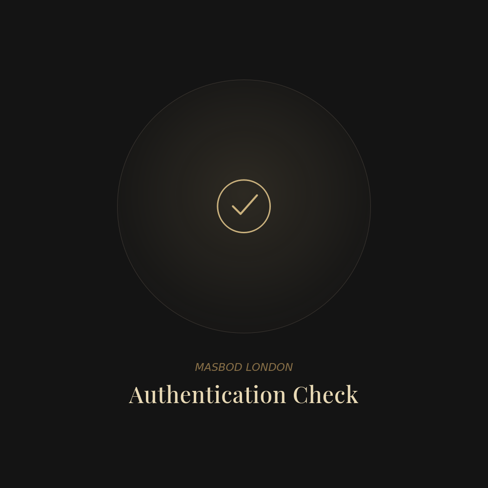 Authentication Check