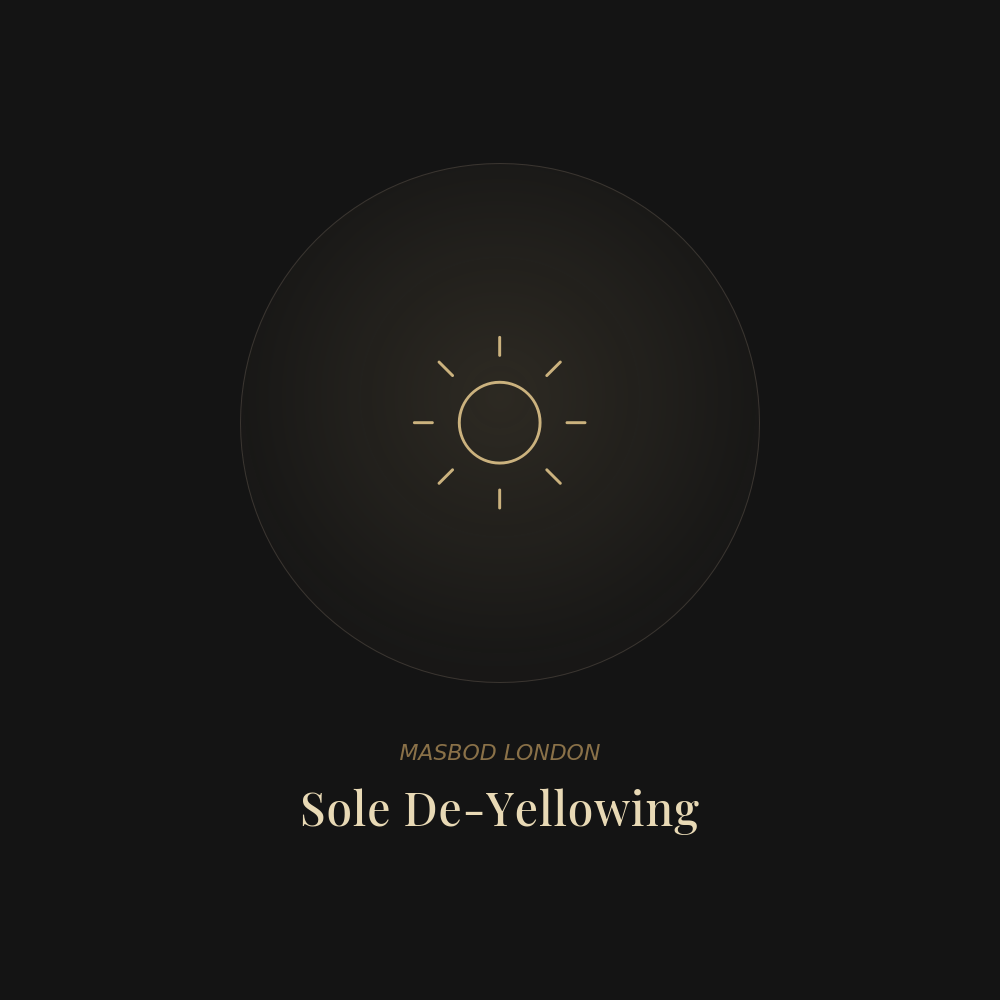 Sole De-Yellowing